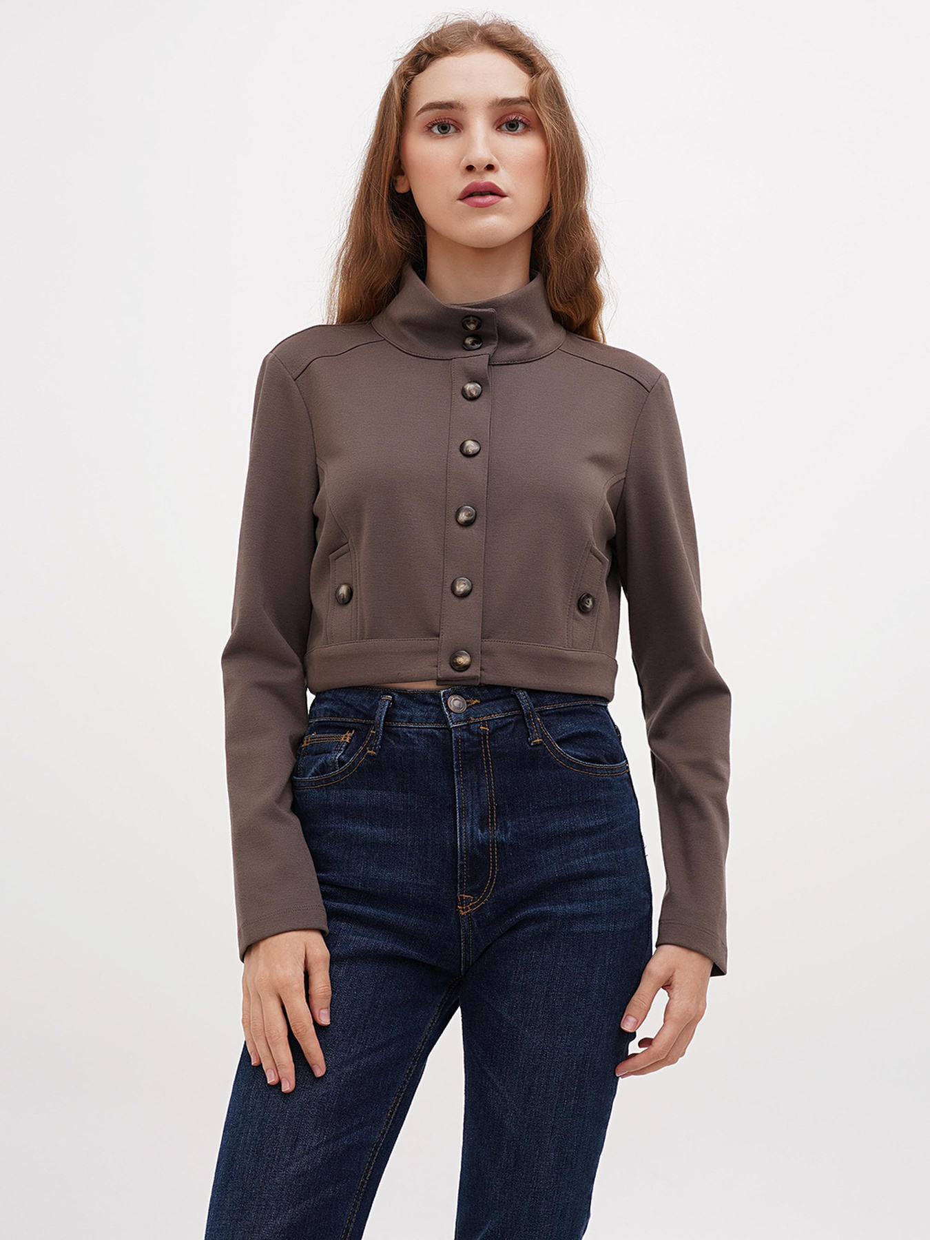 Кардиган Sassofono модель A271-SF-1293_хаки Фото