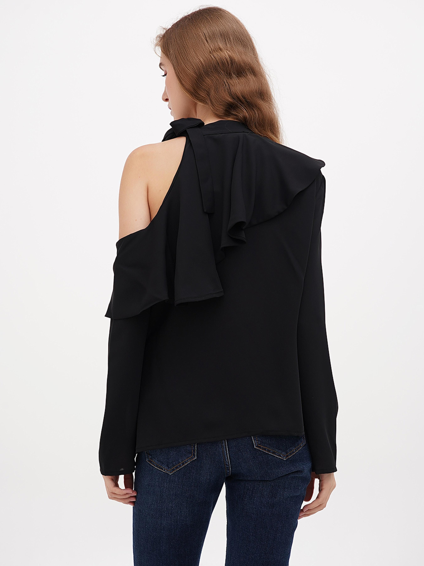 Блуза Sassofono модель A271-SF-1301_черный Фото