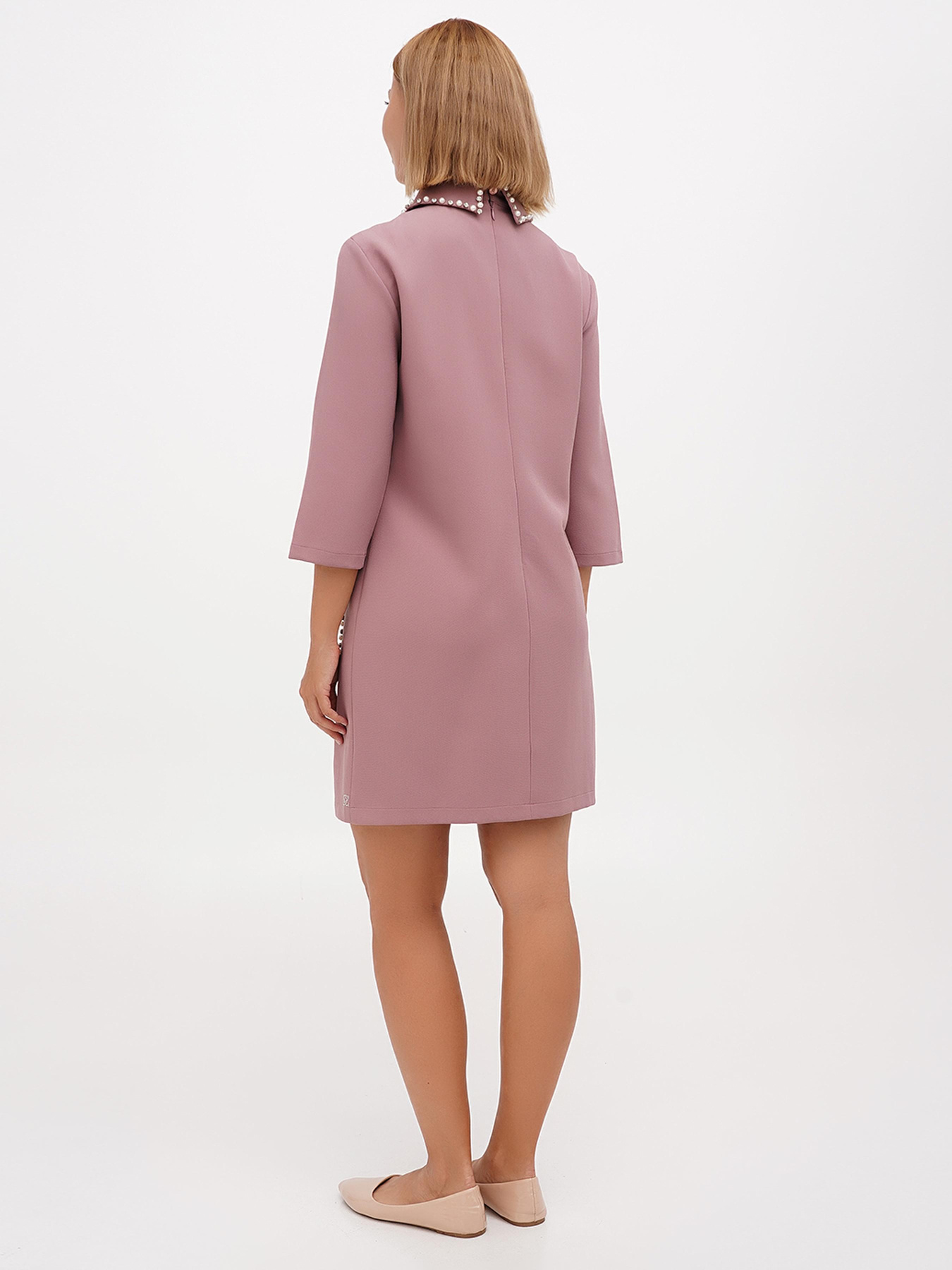 Платье мини Sassofono модель A271-SF-1310_сиреневый Фото