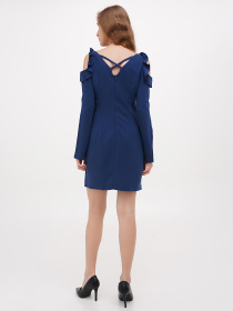 Сукня міні Sassofono модель A271-SF-1315_синий Фото