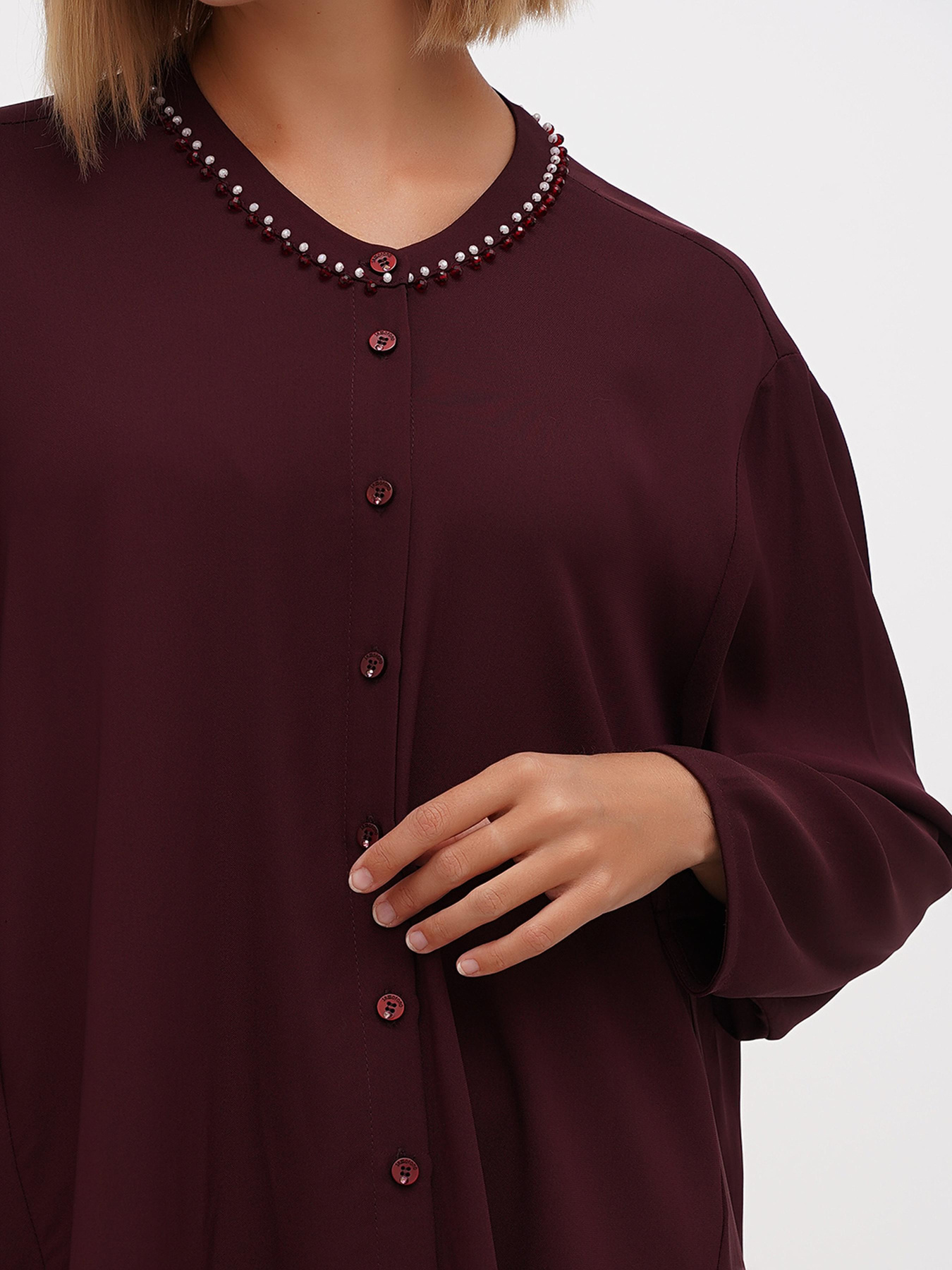 Туника Sassofono модель A271-SF-1316_бордовый Фото