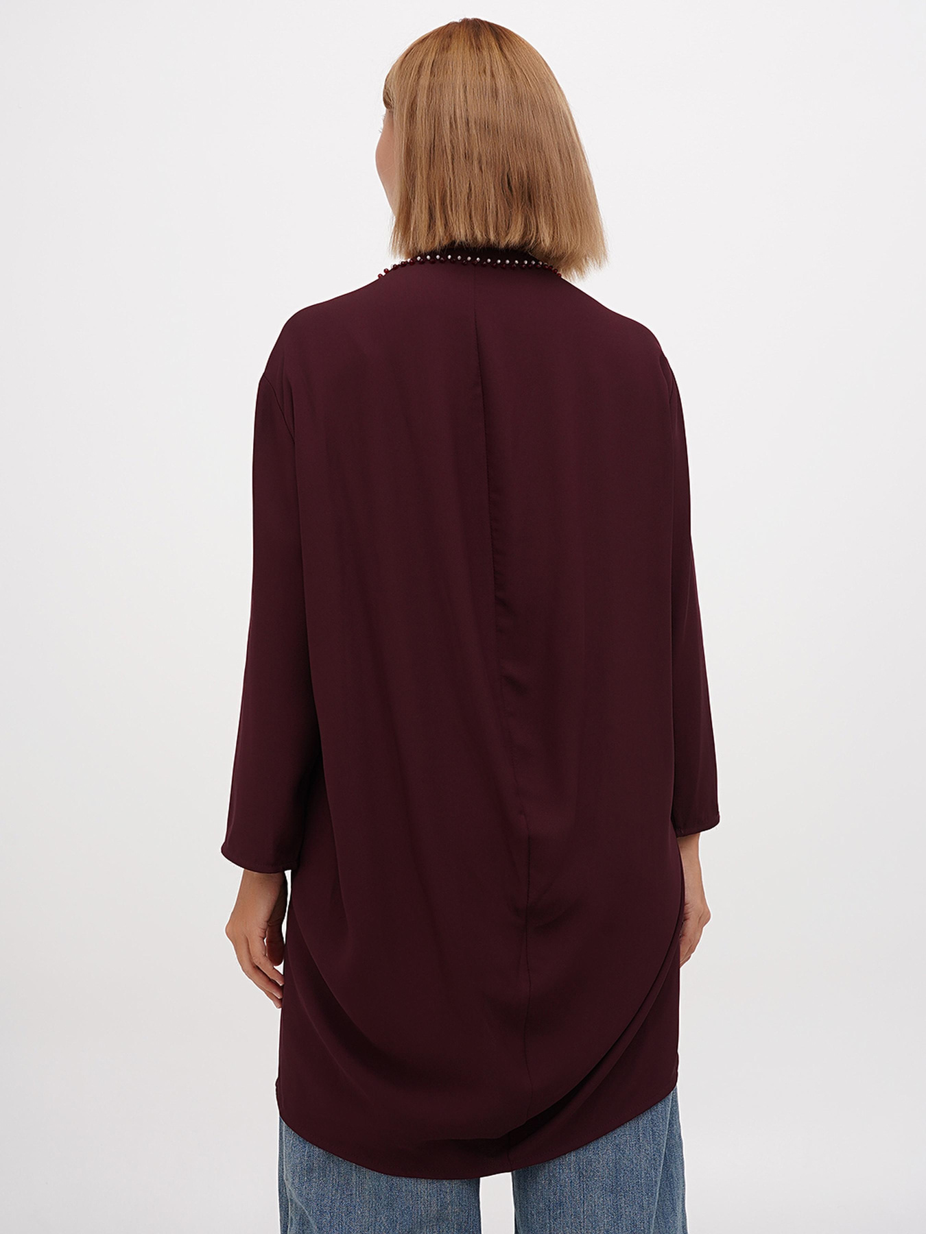 Туника Sassofono модель A271-SF-1316_бордовый Фото