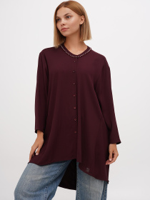 Туника Sassofono модель A271-SF-1316_бордовый Фото