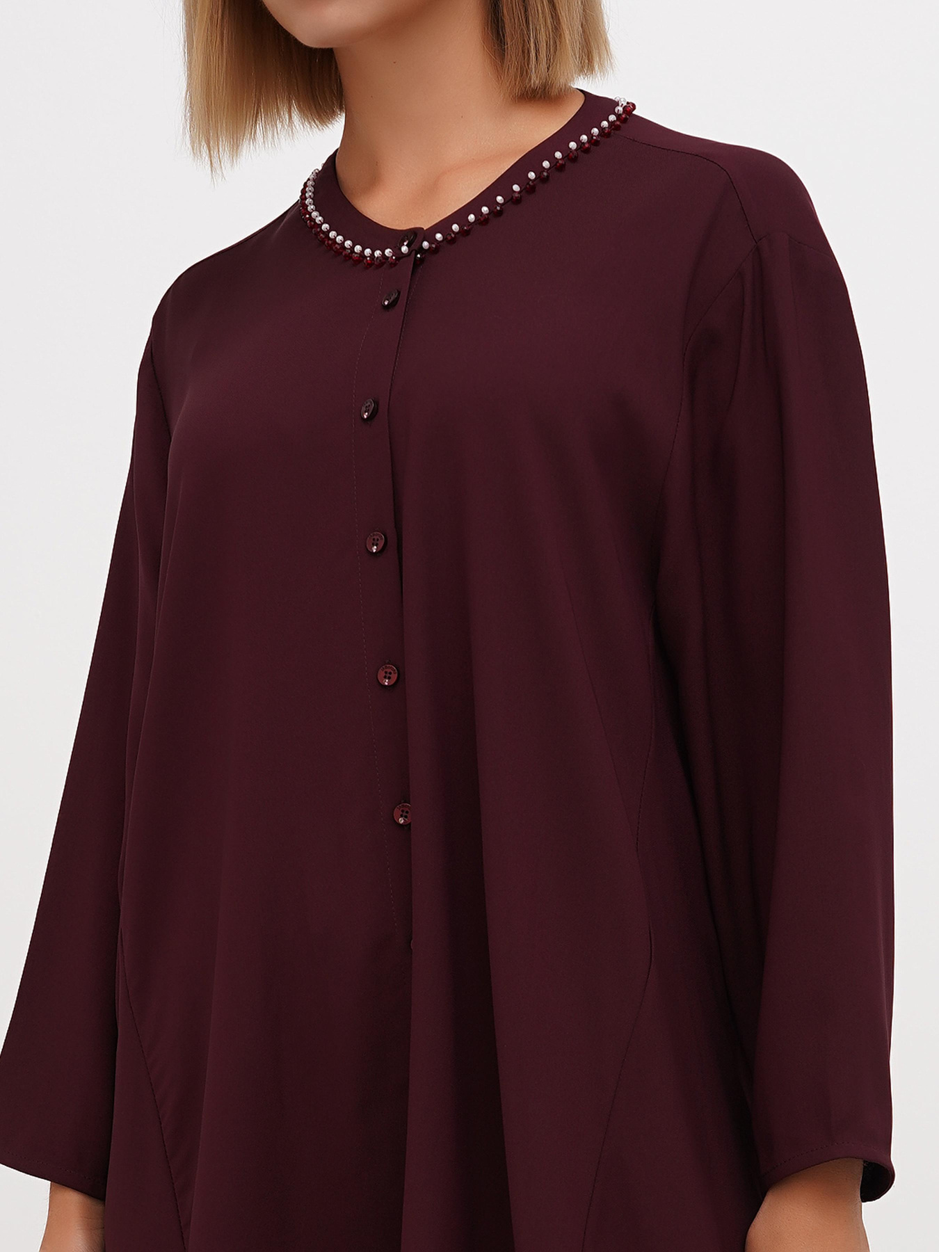 Туніка Sassofono модель A271-SF-1316_бордовый Фото