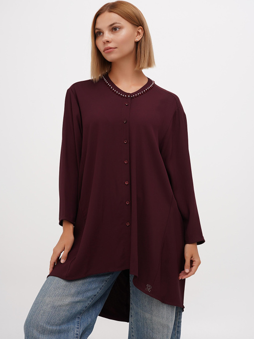 Туника Sassofono модель A271-SF-1316_бордовый Фото