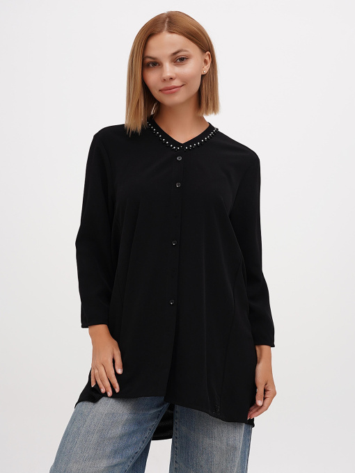 Туника Sassofono модель A271-SF-1317_черный Фото