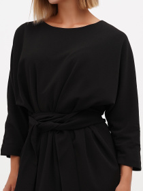 Платье мини Sassofono модель A271-SF-1348_черный Фото