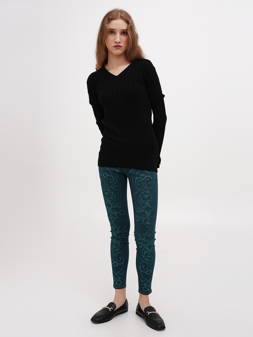 Скіні джинси Sassofono модель A271-SF-1361_зеленый Скіні джинси Sassofono модель A271-SF-1361_зеленый Фото