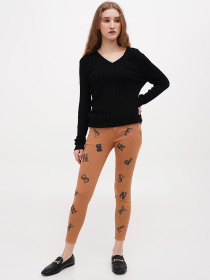 Скіні джинси Sassofono модель A271-SF-1363_бежевый Скіні джинси Sassofono модель A271-SF-1363_бежевый Фото