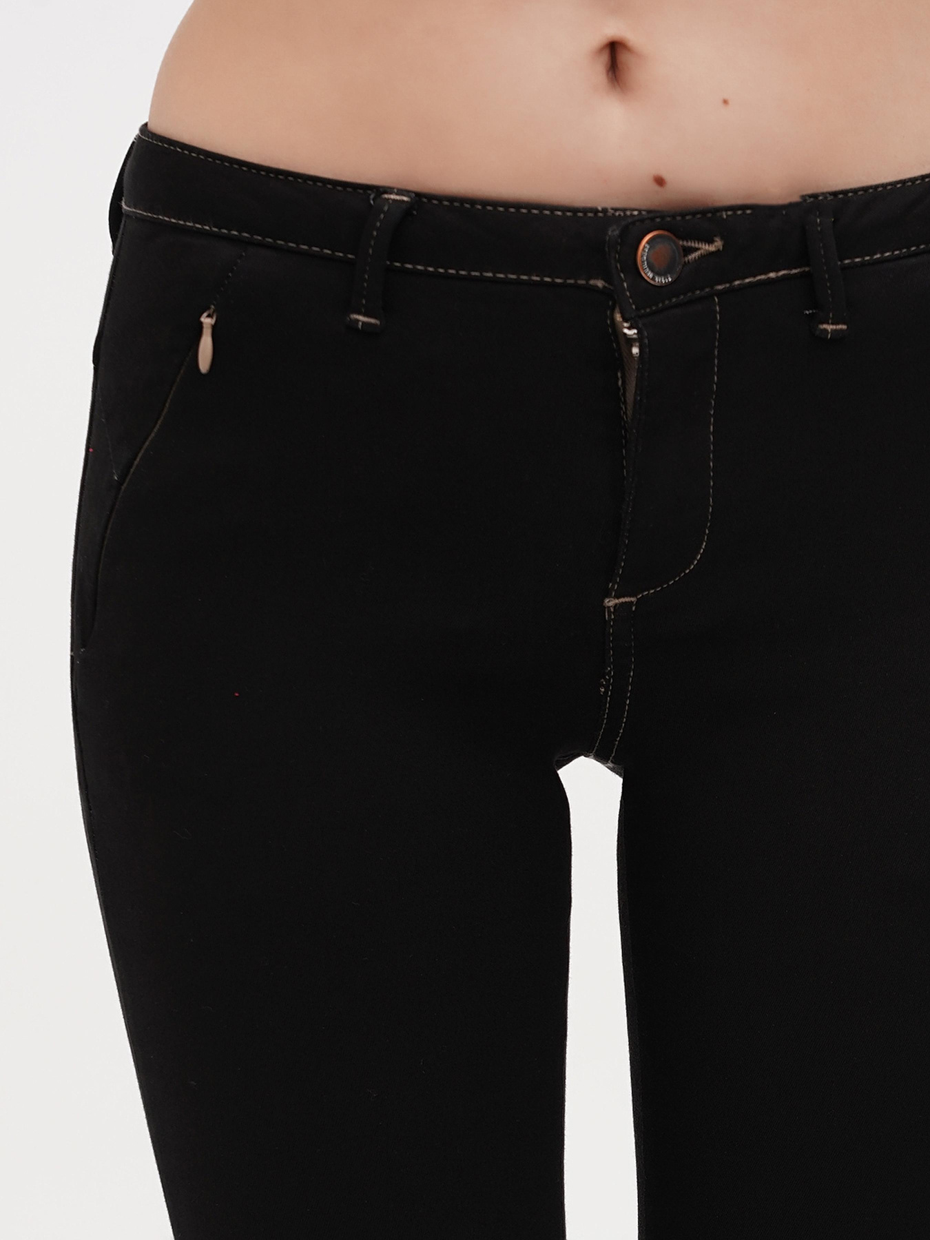 Скинни джинсы Sassofono модель A271-SF-1365_черный Фото