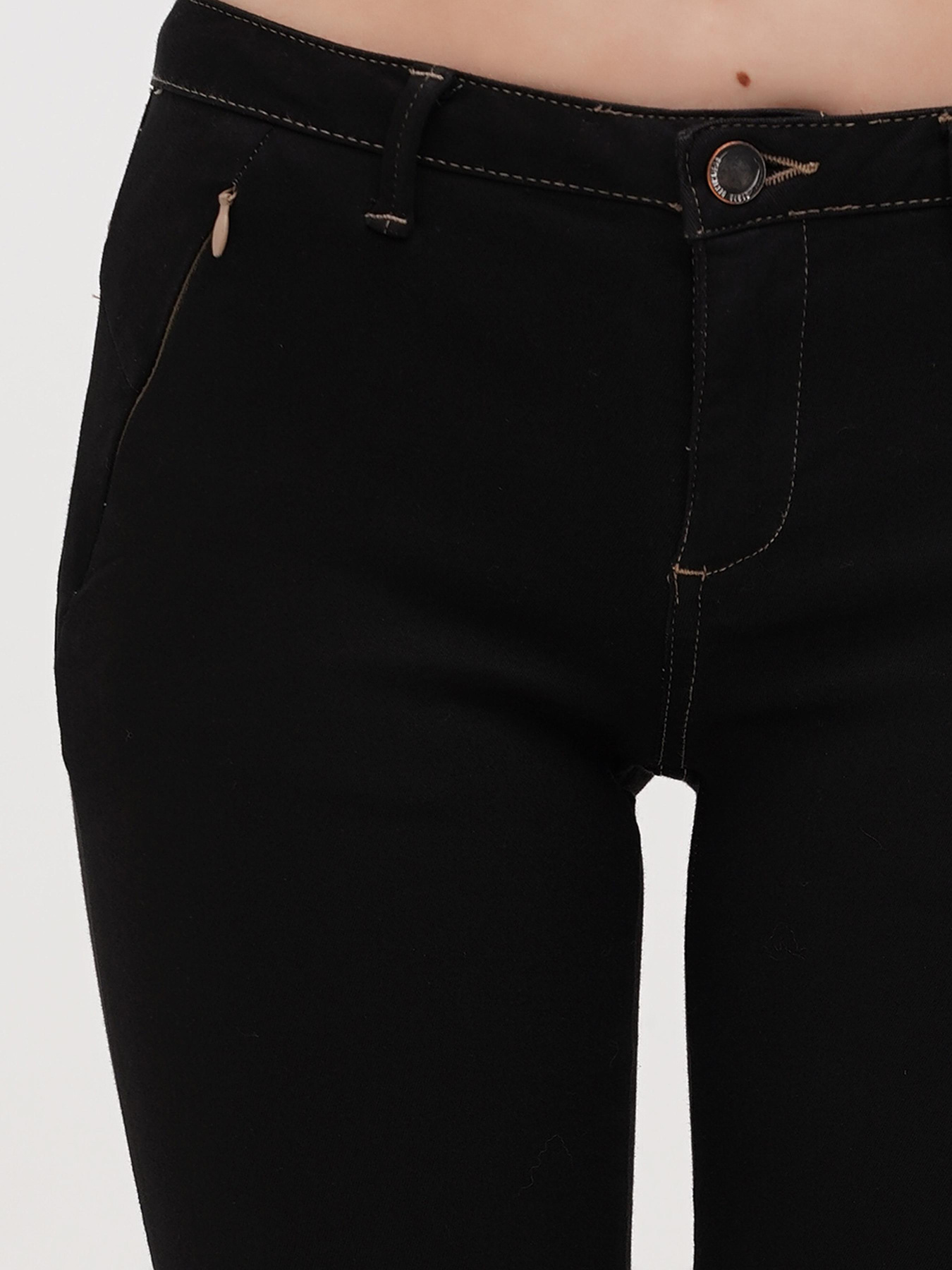 Скинни джинсы Sassofono модель A271-SF-1366_черный Фото