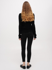 Скинни джинсы Sassofono модель A271-SF-1366_черный Скинни джинсы Sassofono модель A271-SF-1366_черный Фото