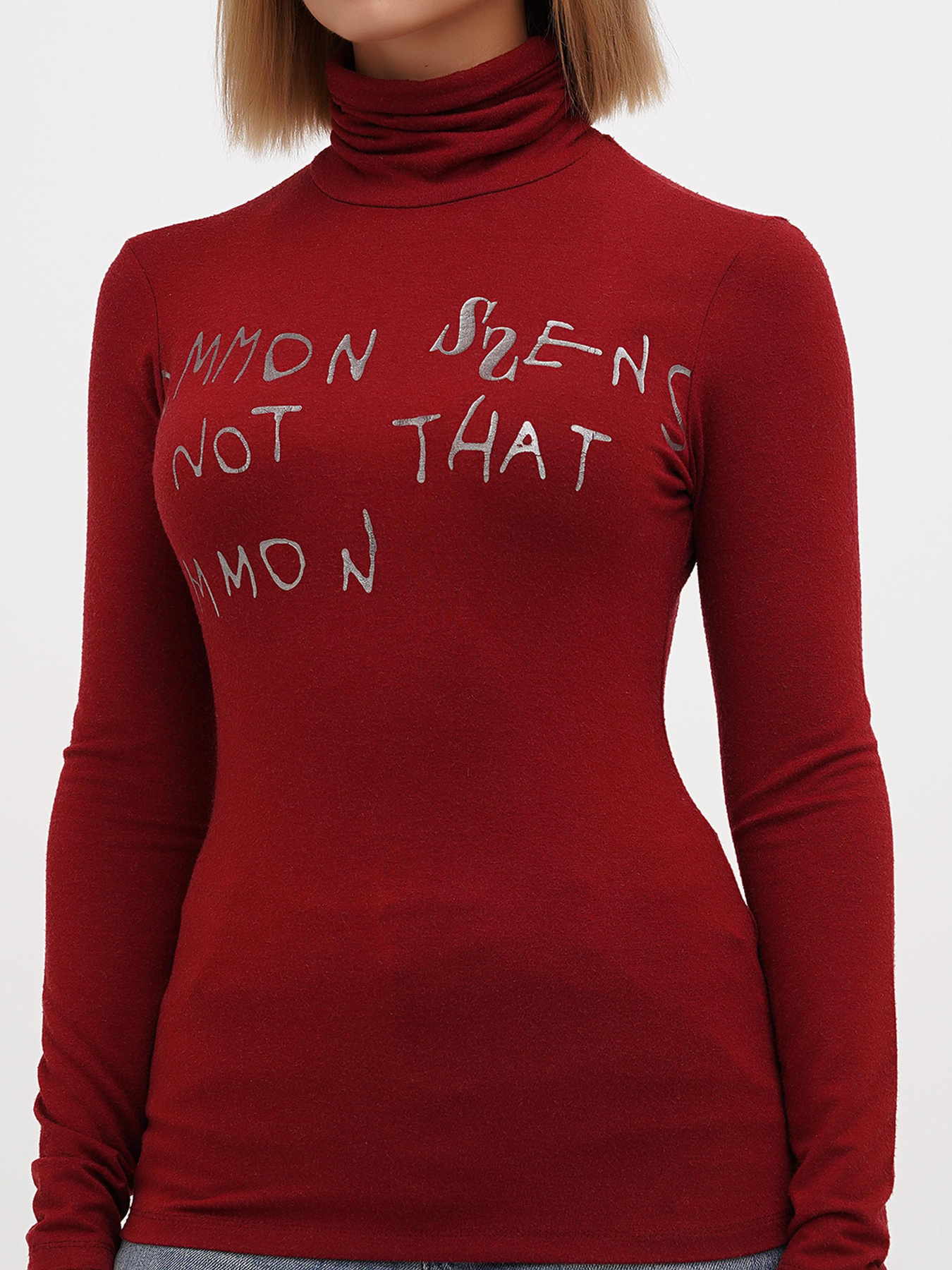 Водолазка Sassofono модель A271-SF-1377_красный Фото