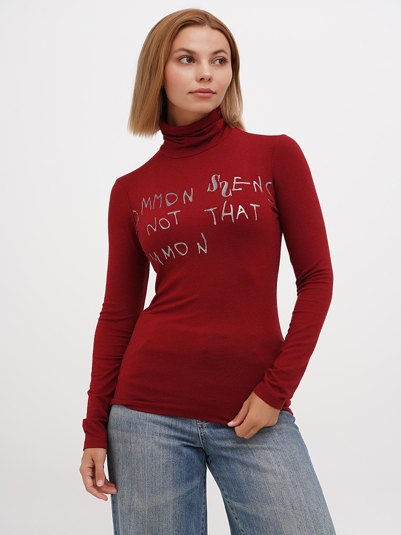 Водолазка Sassofono модель A271-SF-1377_красный Фото