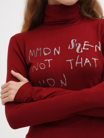 Водолазка Sassofono модель A271-SF-1378_красный Фото