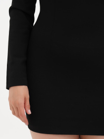 Платье мини Sassofono модель A271-SF-1386_черный Фото