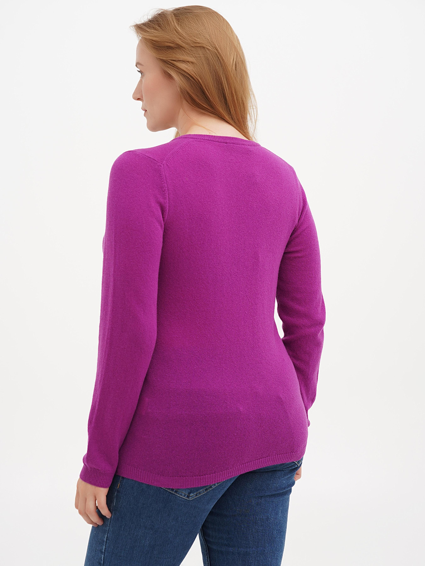 Джемпер Sassofono модель A271-SF-1399_фуксия Фото