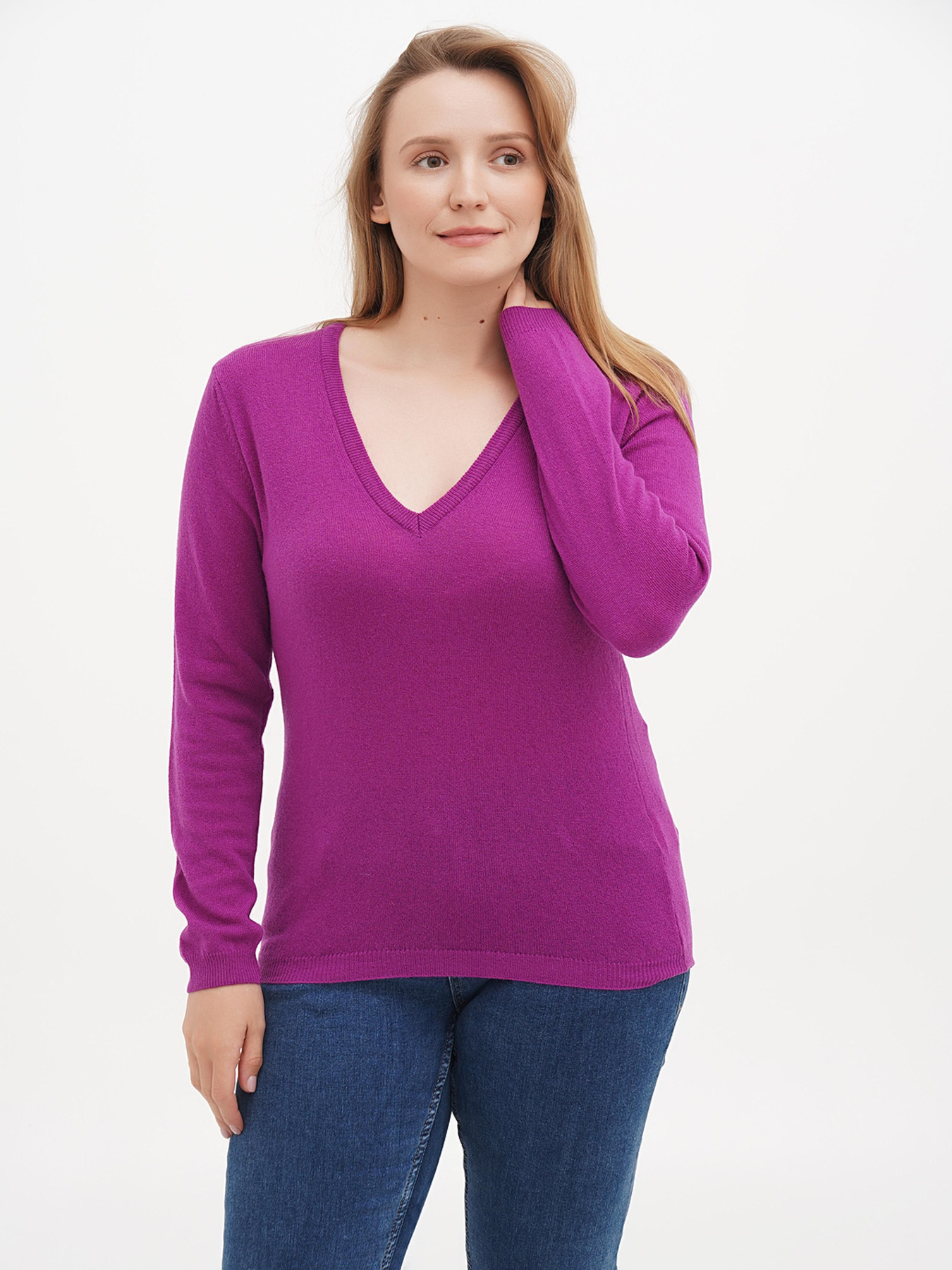 Джемпер Sassofono модель A271-SF-1399_фуксия Фото