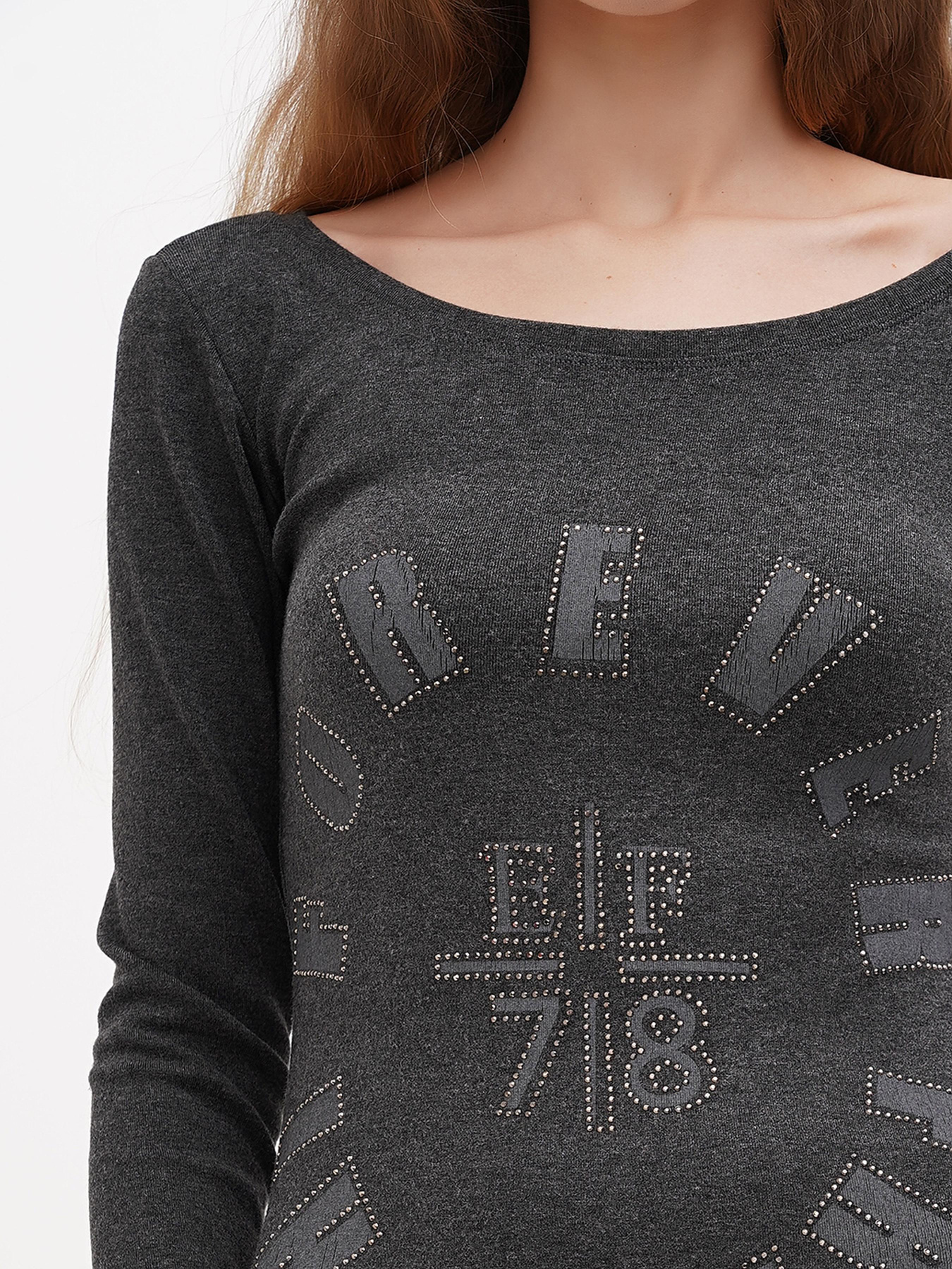 Туника Sassofono модель A271-SC-1474_серый Фото