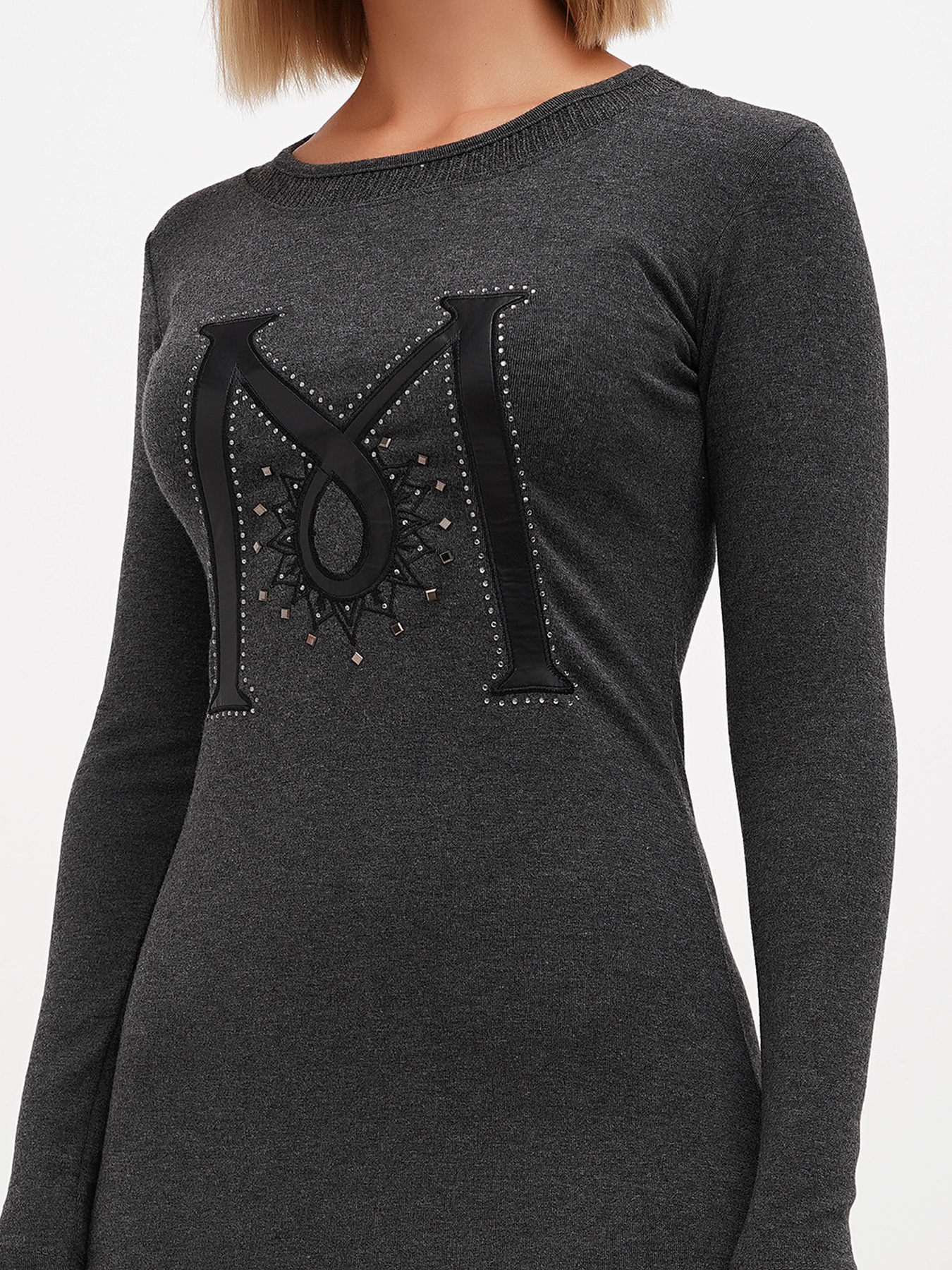 Туника Sassofono модель A271-SC-1476_серый Фото