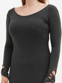 Туника Sassofono модель A271-SC-1485_серый Фото