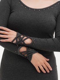 Туника Sassofono модель A271-SC-1485_серый Фото