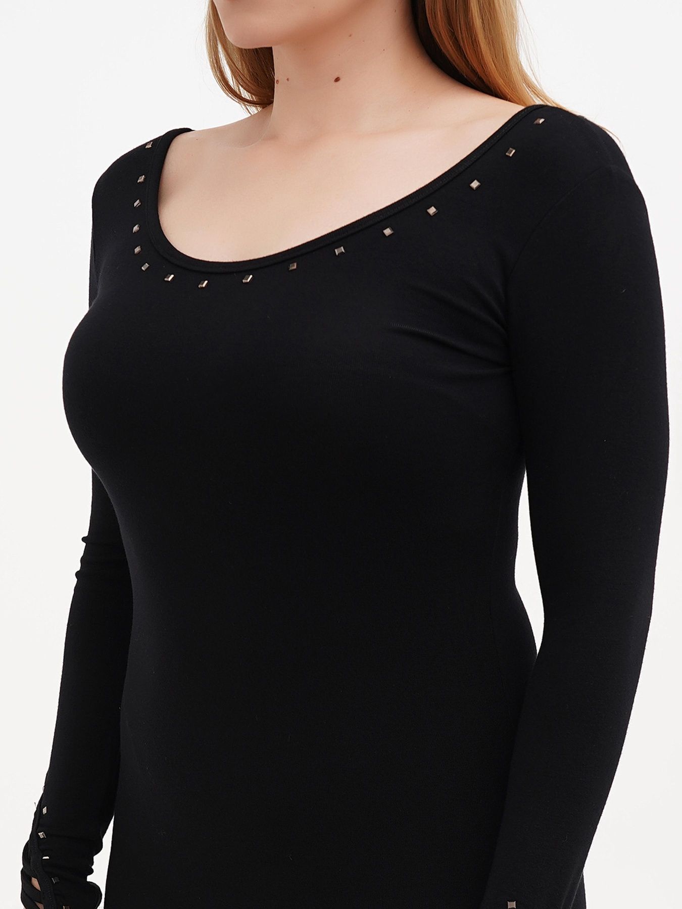 Туника Sassofono модель A271-SC-1485_черный Фото