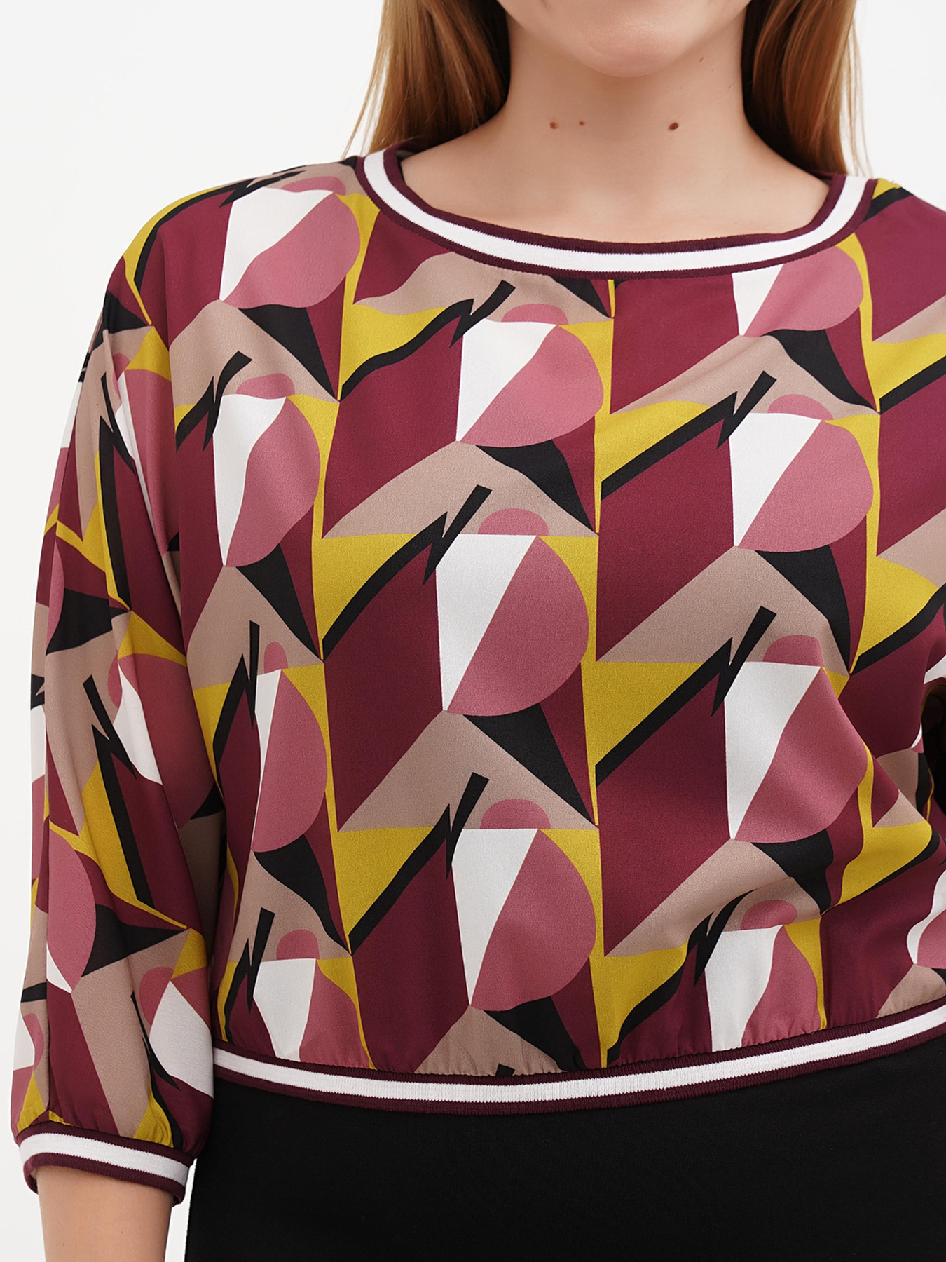 Сукня міні Sassofono модель A271-SC-1508_бордовый Фото