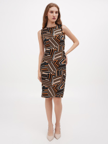 Платье мини Sassofono модель A271-SC-1516_хаки Фото