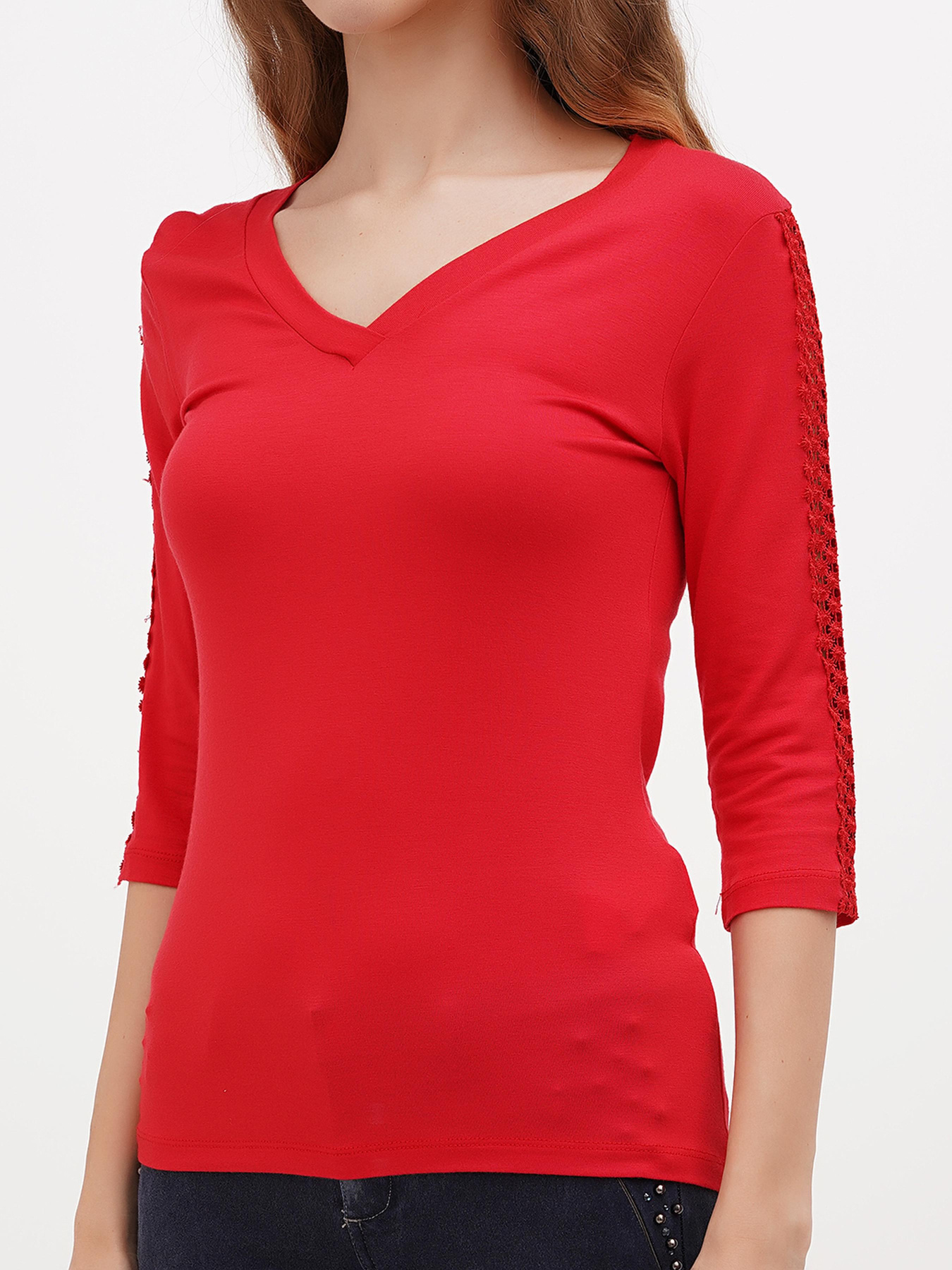 Лонгслив Sassofono модель A271-SC-1540_красный Фото