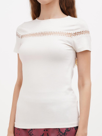 Футболка Sassofono модель A271-SC-1541_молочный Фото