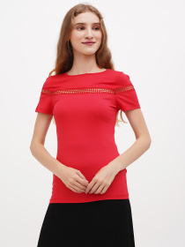 Футболка Sassofono модель A271-SC-1541_красный Футболка Sassofono модель A271-SC-1541_красный Фото