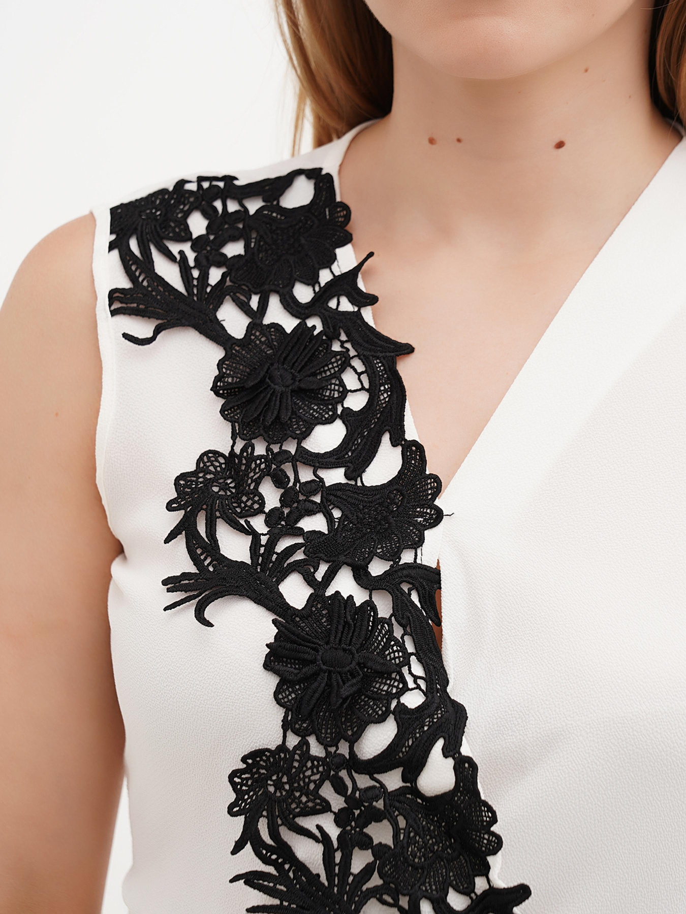 Майка Sassofono модель A271-SC-1545_молочный Фото