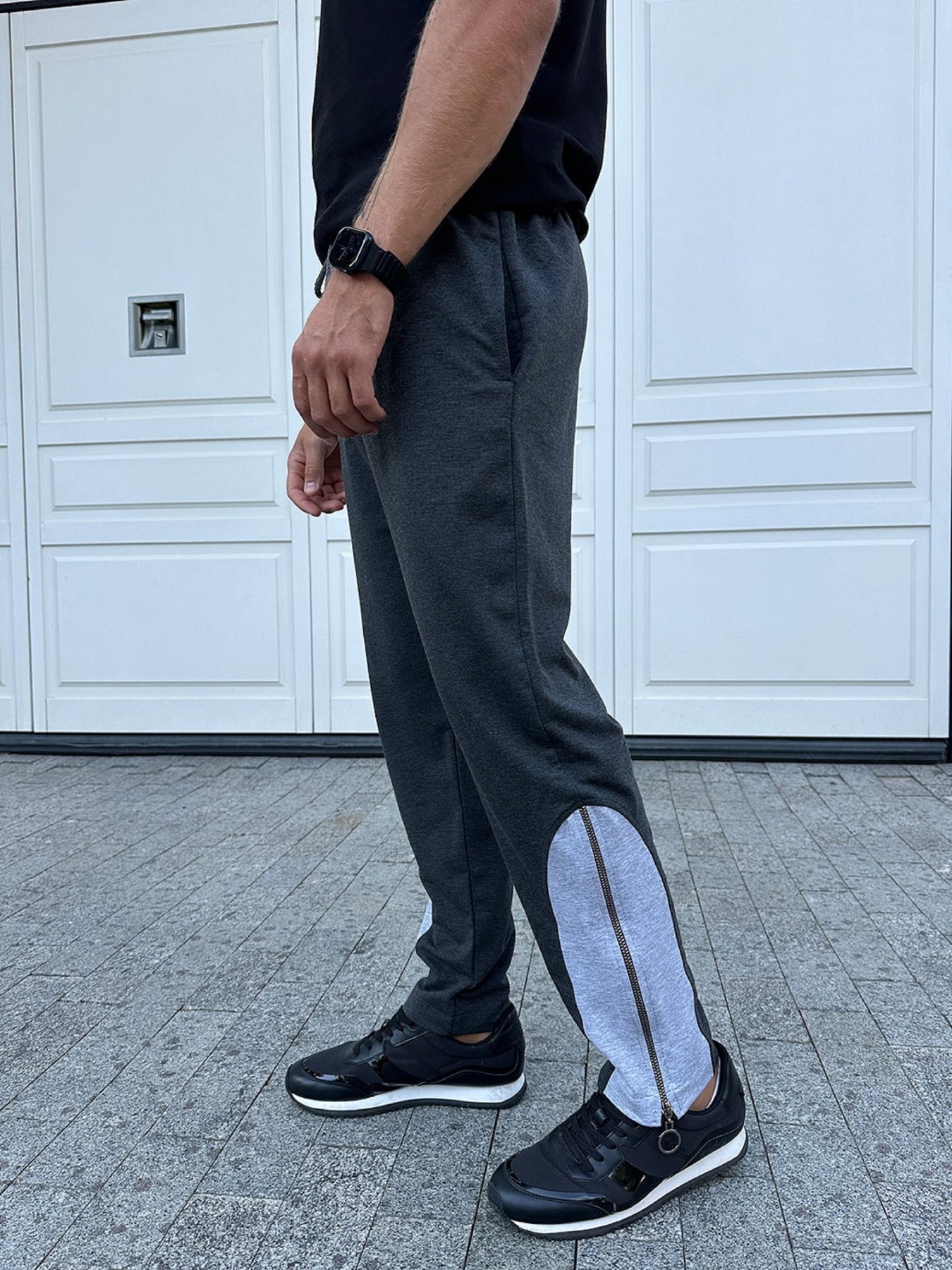 Брюки повседневные ISSA Plus модель GN-538_темно_серый Фото