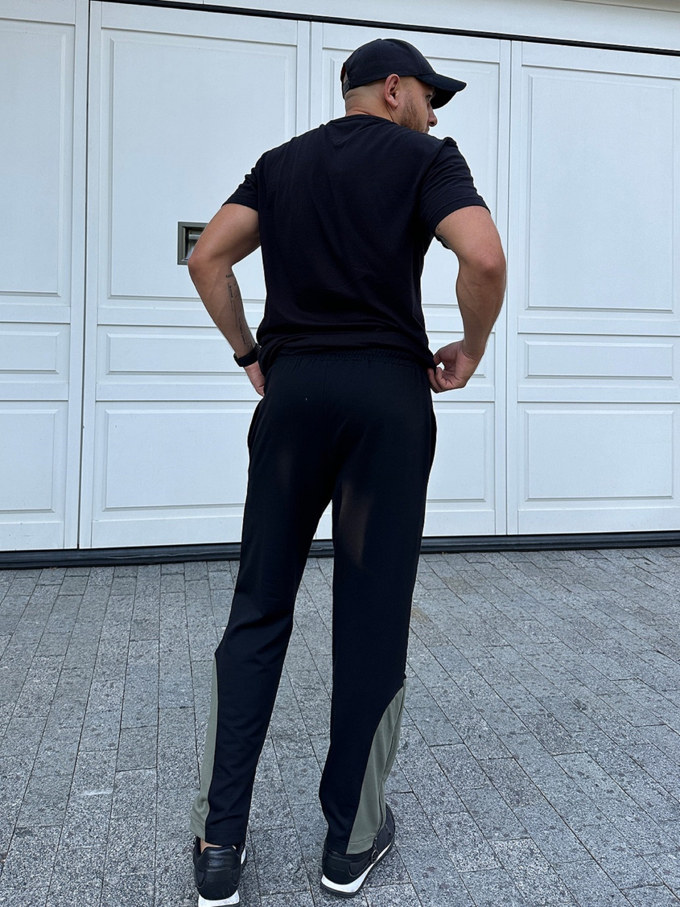 Повсякденні штани ISSA Plus модель GN-538_черный Повсякденні штани ISSA Plus модель GN-538_черный Фото