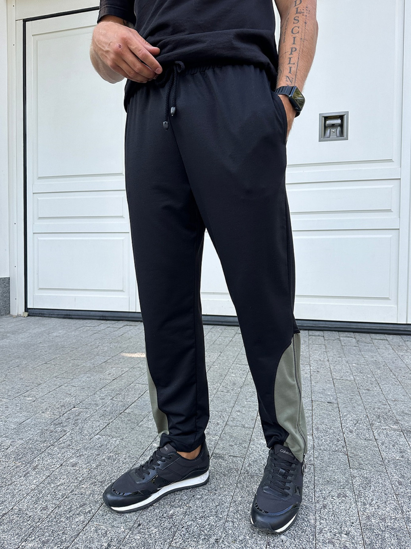 Повсякденні штани ISSA Plus модель GN-538_черный Повсякденні штани ISSA Plus модель GN-538_черный Фото