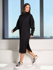 Платье миди ISSA Plus модель 14822_черный Фото