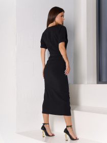 Платье миди ISSA Plus модель 14499_черный Фото