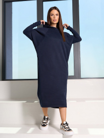 Платье миди ISSA Plus модель 14825_темно_синий Фото