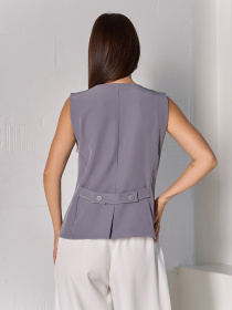 Класичний жилет ISSA Plus модель 14830_серый Фото