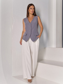 Класичний жилет ISSA Plus модель 14830_серый Фото