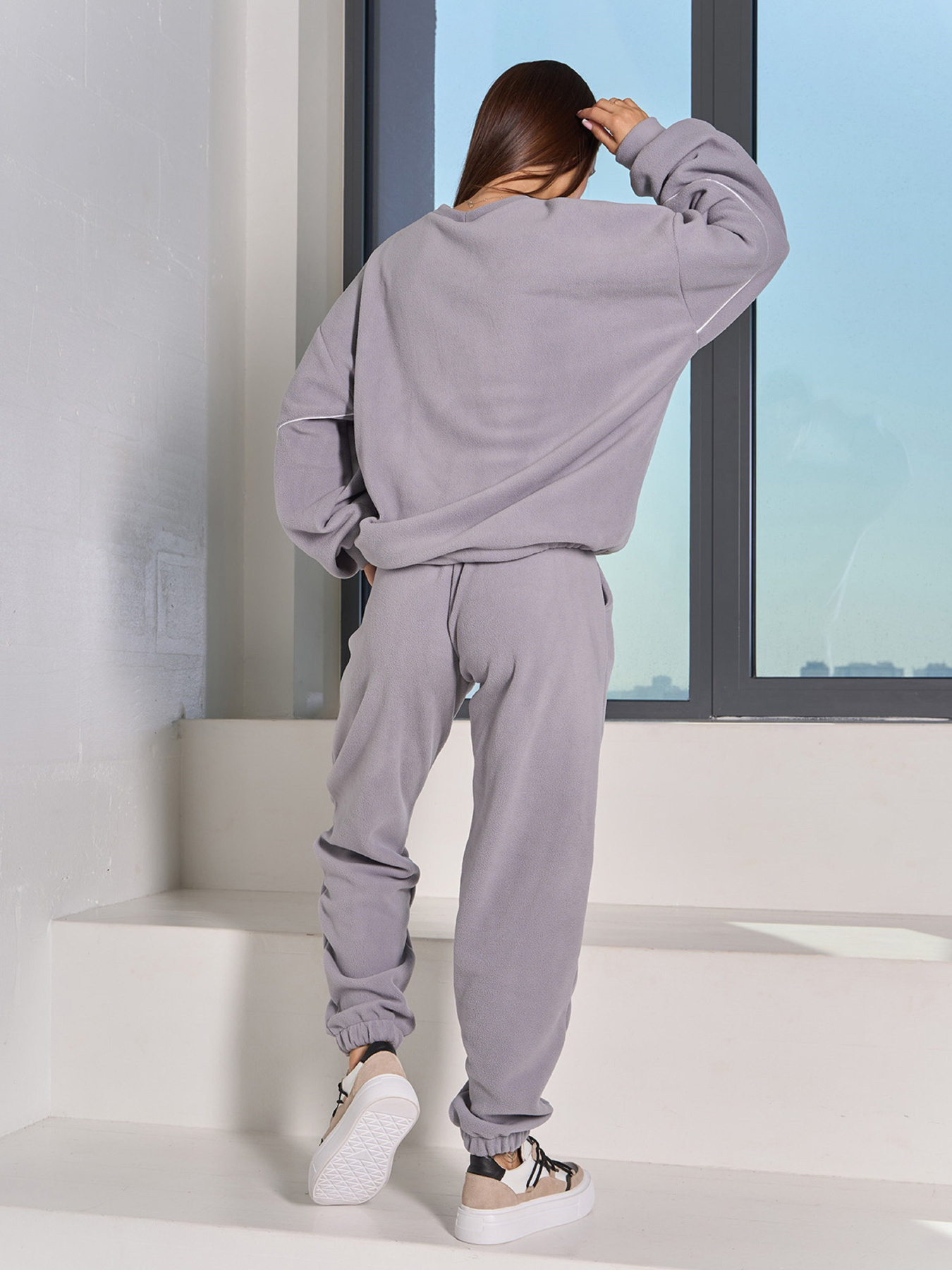 Спортивный костюм ISSA Plus модель SA-558_серый Фото