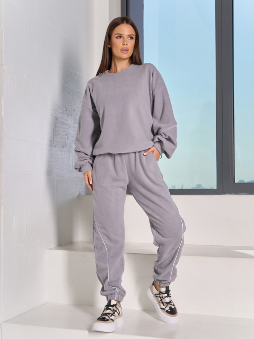 Спортивный костюм ISSA Plus модель SA-558_серый Фото