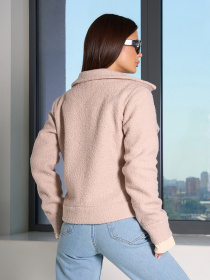 Куртка-сорочка ISSA Plus модель SA-566_бежевый Фото