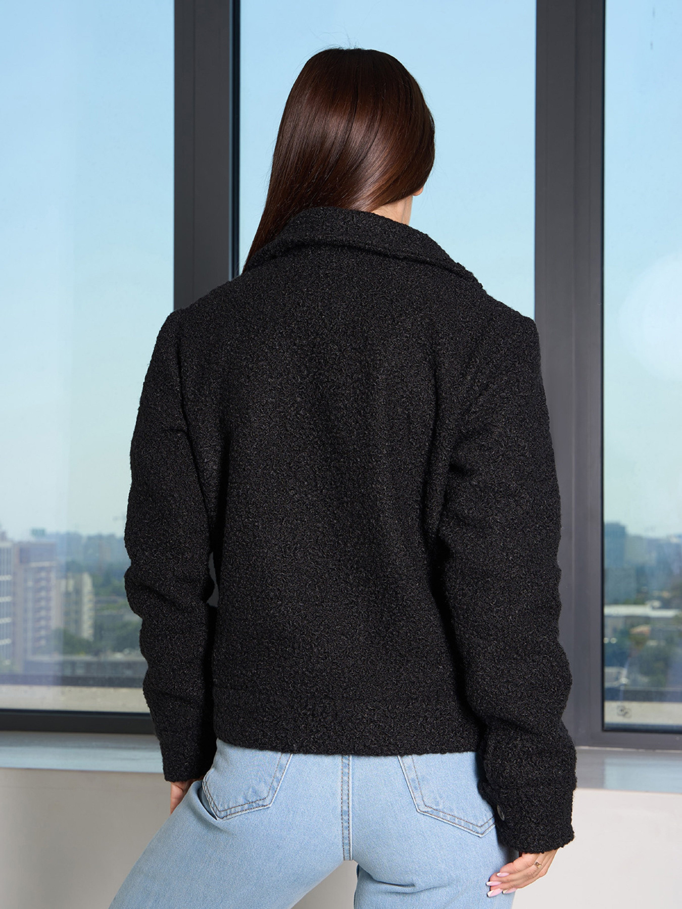 Куртка-сорочка ISSA Plus модель SA-566_черный Фото