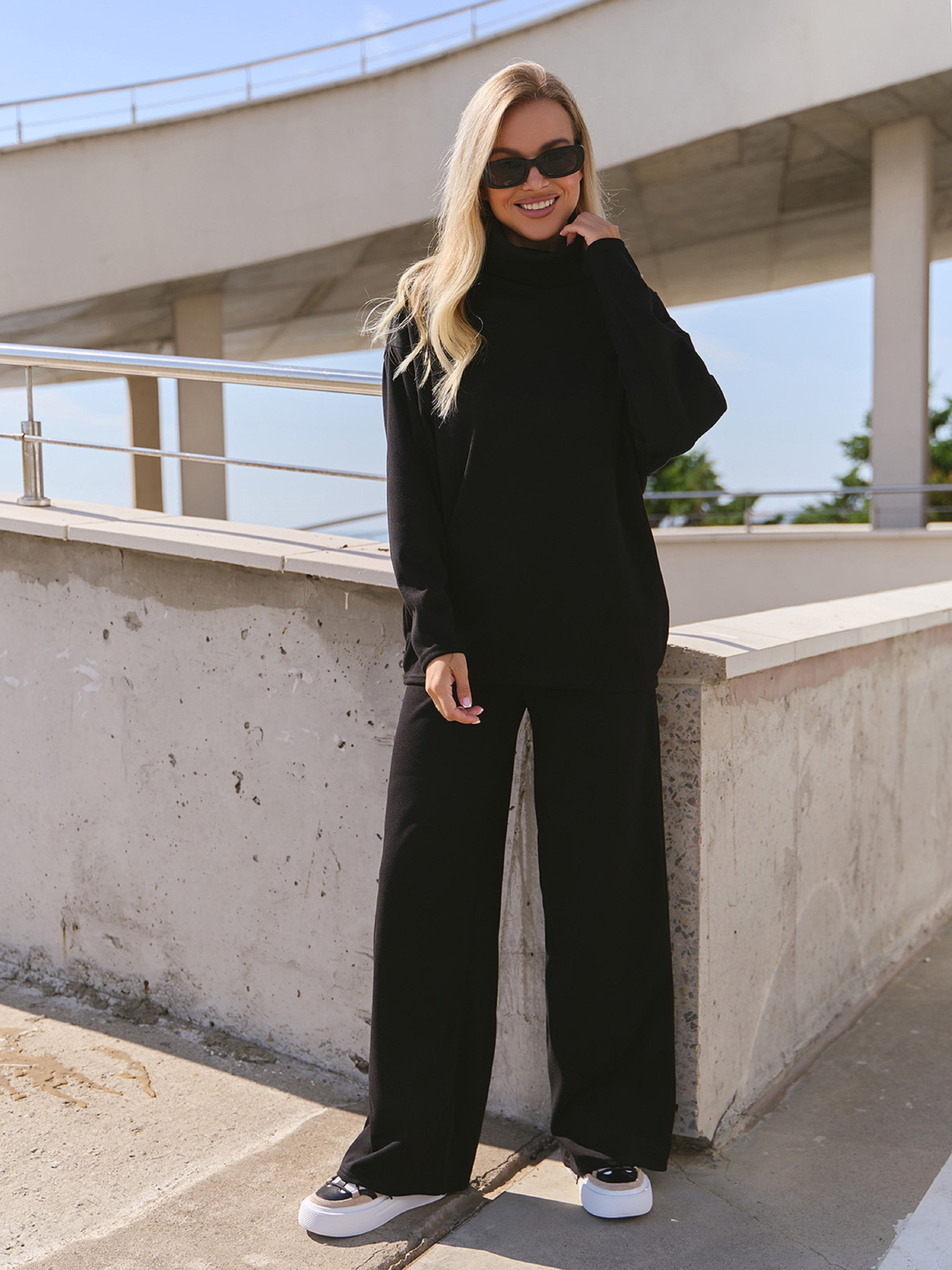 Костюм ISSA Plus модель 14820_черный Фото