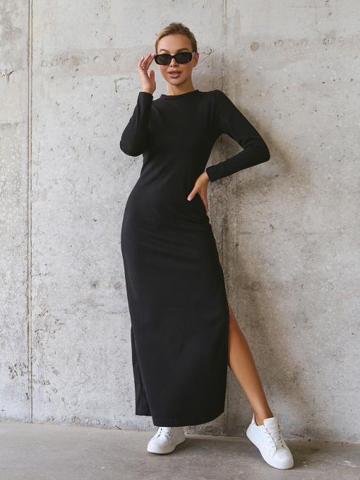 Сукня максі ISSA Plus модель 14823_черный Фото