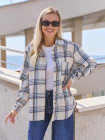 Рубашка повседневная ISSA Plus модель SA-554_белый_голубой Рубашка повседневная ISSA Plus модель SA-554_белый_голубой Фото