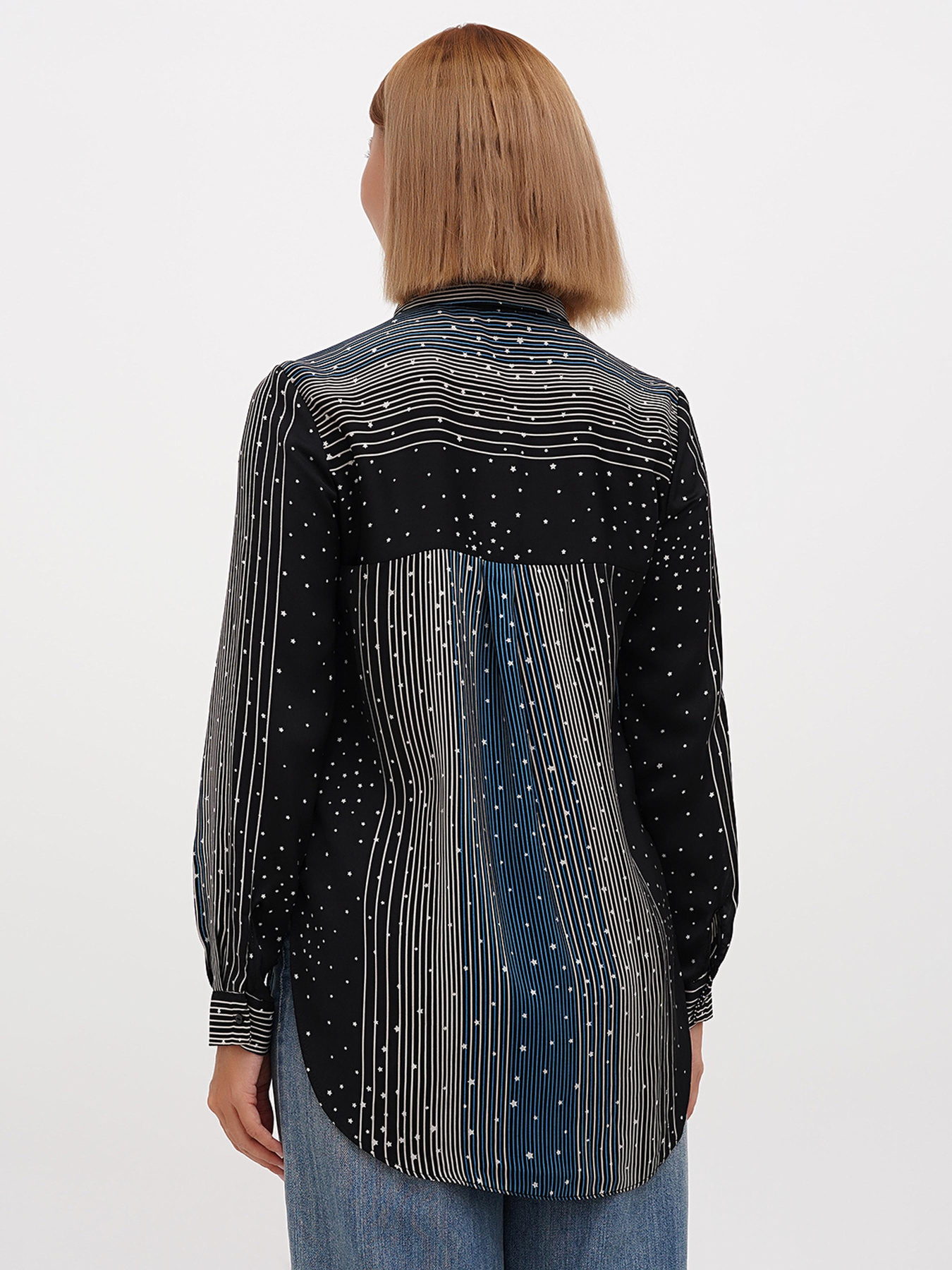 Сорочка Sassofono модель A271-SC-1574_голубой Фото