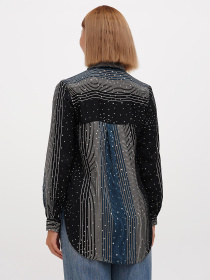 Сорочка Sassofono модель A271-SC-1574_голубой Фото